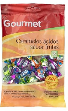 Marca Blanca - Gourmet Caramelo Acido Sin Azucar, 75 g