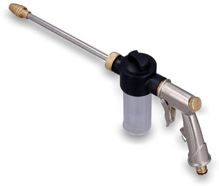 flexman Pistolet Nettoyeur Haute Pression, Rociadora Agua Alta Presión Compatible Con Limpiadores avec Récipient 100 ML, Pistolet Nettoyage Alta Presión Lavor Sterwins Parkside pour Arrosage Lavage