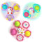 Usrela 3PCS Baby Spinner Ventouse Pop it, Ventouse Spinner Jouets Animaux Mignons Jouets de Bain Bébé, Jouet Ventouse avec Hochet pour Bébé, Jouet Bebe Cadeau Anniversaire Bébés 1 2 an Filles Enfants