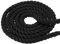 PATIKIL 1 Zoll x 50 Fuß Natur Twisted Baumwollseil 3 Strang Starkes Dickes Baumwollseil Tauziehen Seil für Geländer Handwerk Wohnkultur, Schwarz