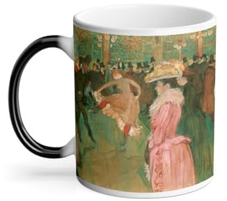 Mug Thermo-réactif Tasse Magique - Toulouse Lautrec Moulin Rouge Impressionnisme Peinture - 325 ml