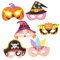 Toyvian 6stücke Karton- Für Halloween Kostümparty Accessoires Dekorative Masken Für Und Fasching Zufällige Designs