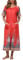 Rubehoow Women's Mumu House Dresses with Zipper Floral Print Short Sleeve Long Length Bathrobe Nightgown Red,XL