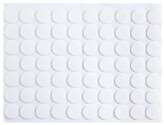 350 Pezzi Nastro Trasparente Rotondo, Punti Adesivi Bifacciali Biadesivo Extra Forte di Colla per Palloncini Rimovibile Senza Traccia per Feste Fai da Te Arte Decorazione Domestica Matrimoni 20MM