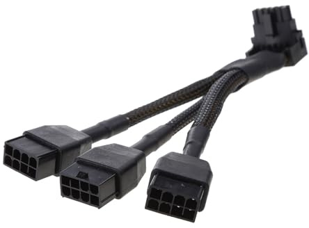 5.91inch 3x8pin To 16Pin GPU Adapter Cable For Gamers And Enthusiasts Computer Mainboard Connection Line Stable Power Reliable Signal Transmission