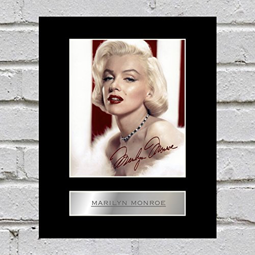Signiertes Foto von Marilyn Monroe
