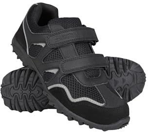 Mountain Warehouse Mars Kids Non Marking Shoes - Lightweight, Breathable, Comfortable, Hook & Loop Straps, Boys & Girls – for Spring Summer & Outdoors