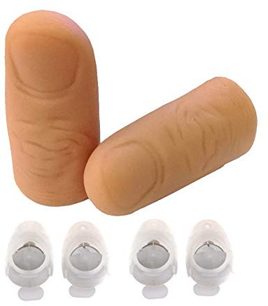 JTMM LED Fingerlampen (3Packs / 6PCS) Thumbs Light, Magic Bars Show Bühnenzubehör, Magic Lamp, Tower, Fake Finger