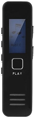 Eboxer 32 GB TF-Karte Digitaler Sprachrekorder 192kbps 20-Stunden-Aufnahme MP3 Wiedergabe des Mini-Sprachrekorders