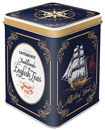 Nostalgic-Art Retro Teedose, 100 g, Traditional English Teas – Geschenk-Idee für Tee-Liebhaber, Aufbewahrung für losen Tee und Teebeutel, Vintage Design