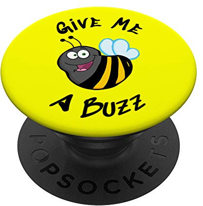Give Me A Buzz Bumblebee Gift Beekeeper Apiarist Bee Lover - PopSockets Ausziehbarer Sockel und Griff für Smartphones und Tablets