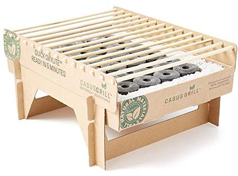 Casus Disposable grill to take with you - grill in 5 minutes - 100% biodegradable.