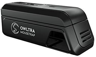 OWLTRA Elektrische Mausefalle für den Innenbereich, sofortige Beseitigung von Nagetier-Zapper mit haustiersicherem Auslöser, schwarz, klein