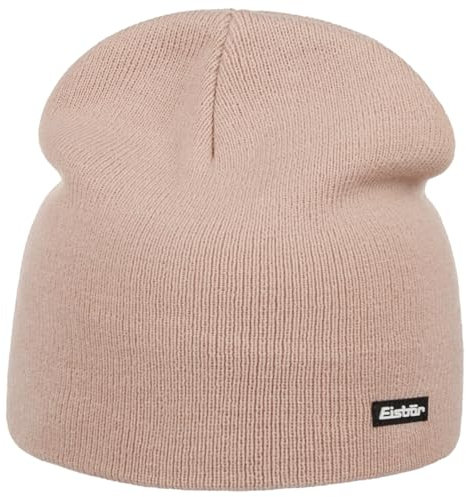 Eisbär Uni Beanie Strickmütze Skimütze Wintermütze Herren - Herbst-Winter Winter - One Size rosa