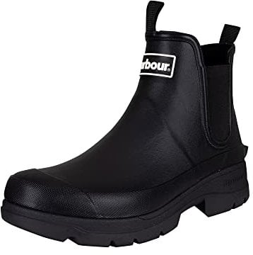 Barbour Uomo Stivali Di Gomma Nimbus, Black, 47 EU