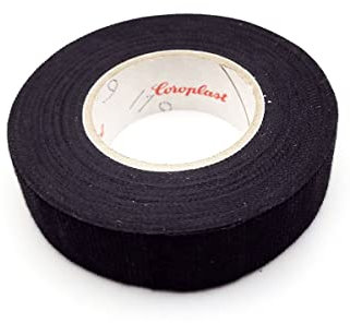DN Autogas Parts Wiring Harness Tape, Adhesive Fabric Cloth High Temperature Tape, Heat-resistant Waterproof Black Cloth Fabric Tape
