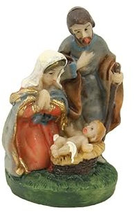 Dekoprojekt Krippenfigur Hlg. Familie, Krippenblock 3 cm
