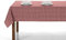 LAN&LAN - Nappe Rectangulaire Lavable en Polycoton, Nappes à Carreux pour L'intérieur et L'extérieur (Rouge, 140 x 180)