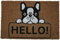 Koko Doormats Fussmatte aussen - Türmatte außen kokosmatte mit antirutsch PVC - Fußmatte lustig Hello Hund Design Design - Outdoor Doormat - Größe: 60 x 40 x 1.5 cm.