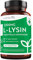 L-Lysin Tabletten Hochdosiert mit 2200 mg pro Tagesdosis - 365 Tabletten (6 Monate) - Essentielle Aminosäure - Aus pflanzlicher Fermentation - Laborgeprüft - für Vegetarier geeignet - Nutravita