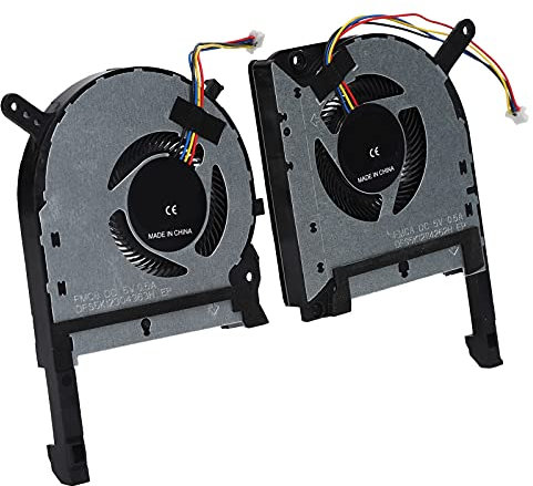 Dioche Ventilateur Refroidissement TUF, Ventilateur FX705 Ventilateurs de refroidissement pour processeur d'ordinateur portable, 2 pièces, pour TUF FX505ge FX505gm FX505dt FX705
