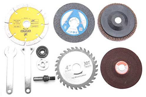 Kadimendium 13 * 11 * 4 Angle Grinder for Drill Electric Drill Angle Grinder Connecting Rod Set Electric Drill Conversion Angle Grinder Connecting Rod Cutting Disc Polishing Wheel Accessory