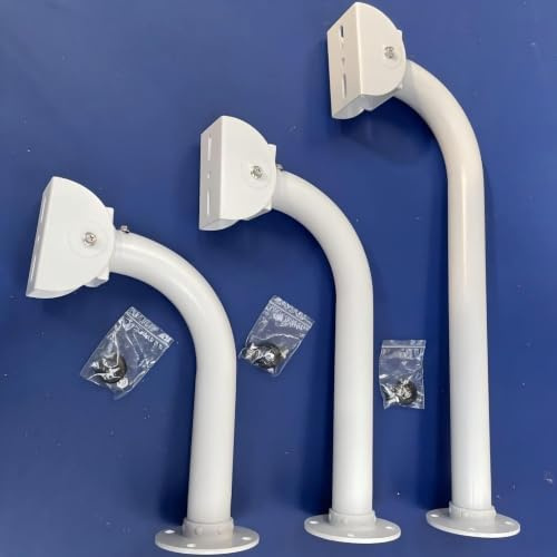 Multibao Heavy Duty 27cm/37cm/50cm Long Arm Adjustable 360° Mounting Wall Bracket Stand Indoor Outdoor For CCTV Camera (80cm Long)