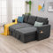 Panana Corner Sofa Bed - Universal Pull Out SofaBed - Left or Right Side Storage Chaise Couch,Sofa Bed Settee Sectional Sofa