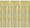Lametta Vorhänge Champagnerfarbene,3 Stück Party Glitzer Vorhang, Folienfransen Tinsel Curtain für Geburtstagsfeier Abschlussfeier Hochzeitsfoto Hintergrund Weihnachten Disco Party(1m x 2m)
