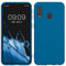 kwmobile Hülle kompatibel mit Samsung Galaxy A40 Hülle - weiches TPU Silikon Case - Cover geeignet für kabelloses Laden - Karibikblau