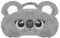 Ynaice Augenmaske, Süße Koala Schlafmaske Neuheit Lustig Weiche Augenmaske Abdeckung für Erwachsen,für Reisen, Nickerchen (Grau, Koala)
