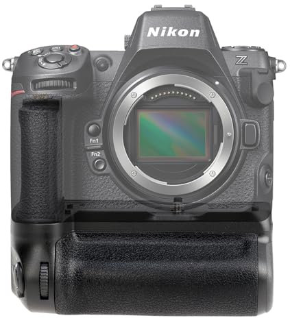 Hersmay Vertical Holder Multi Battery Grip for Nikon Z8 Camera Replacement for Nikon MB-N12 Battery Holder for Up to Two EN-EL15C Battery