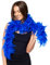 Feather Boa Deluxe - Blue