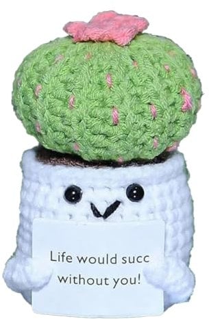 GOSIA Puppenanhänger aus Gemüse und Obst, gehäkelt, handgefertigt, Paket mit positiver Energie, Ornamente A