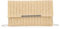 EVEOUT Pochette en Paille Tissée Femmes été Clutches Sac Paille avec Chaîne pour Parti Mariage Plage Vacances(Couleur Naturelle)
