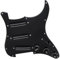 Pre-wired für E-Gitarre Pickguard Schwarze 3-lagige Schienen-Tonabnehmer Mit Vorverdrahteten Gitarren-Schlagbrettern Für 11-Loch-E-Gitarre Material Kunststoffkupfer