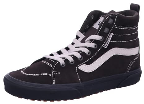 Vans Filmore Hi Vansguard, Sneaker Uomo, Pop Stitch Café Negro, 39 EU