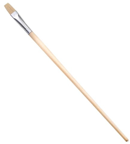 Flach Borstenpinsel Perfekt für präzises Malen und Lackieren (12 Stück | 12 mm)