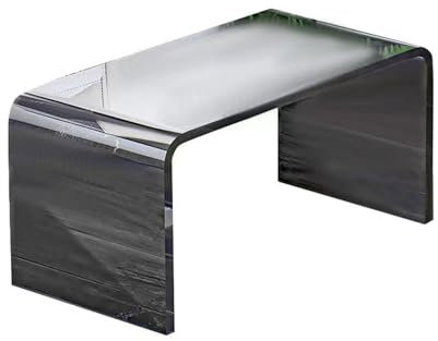 Acryl beistelltisch,Couchtisch aus Acryl, minimalistisch, 30 cm Länge x 30 cm Breite x 60 cm Höhe, transparentes Schwarz