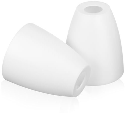 ARTIBETTER 2 Pièces Abat-jour En Plastique Remplacement Des Abat-jour Des Lampadaires Remplacement Du Globe Lumineux Moderne Abat-jour Pour Lampadaires Lampadaire Méduse Lampe Vintage Blanche