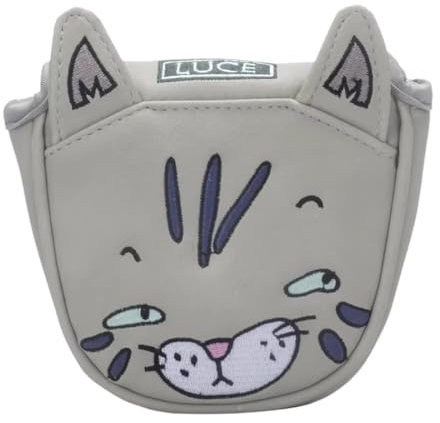 Amagogo Copri-Putter da Golf a Forma di Gatto Attrezzatura da Golf Divertente Custodia Protettiva Leggera Copri-Testa per Driver da Golf Copri-Testa per Mazza