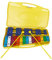 Xilófono Glockenspiel Metalófono 25 Teclas Metálicas Angel AG-25N3 con Estuche Amarillo (amarillo)