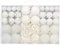 100 x Christmas Baubles White Xmas Tree Ball Decoration Shatterproof Hanging Décor