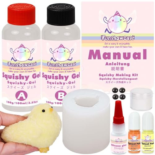 Squishy Bastelset Flüssigsilikon Große Küken Silikonform Taba Fufu Squishy Maker
