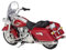 flrian Für Harley-Davidson 1:18 1999 FLHR Road King Legierung Klassisches Motorradmodell Simulation Metallspielzeug Motorradmodell Geschenk Motorrad-Modelle(1999 FLHR-Red)