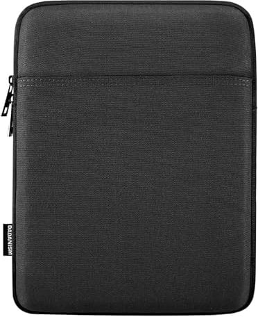 Dadanism 13 Inch Tablet Sleeve Bag Carrying Case for iPad Pro 13 M4 2024, iPad Air 13, iPad Pro 12.9, Samsung Galaxy Tab S10+ Plus/S9 FE+/S9+ Plus 12.4, reMarkable Paper Pro 11.8, Black