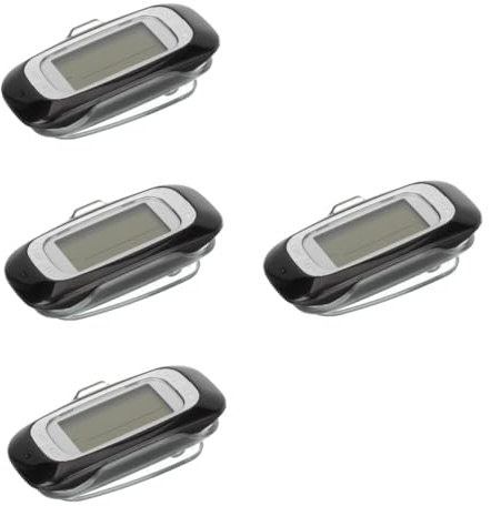 BESPORTBLE 4 Pièces podomètre 3D Compteur de Calories Step COMPTOR Work Femmes Suivi des Pas Marcher podomètre Simple de Poche Multifonctionnel Compteur de Marche 3D Abdos