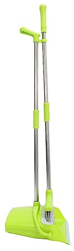 VALICLUD Kit De Escoba y Recogedor Inoxidable para Limpieza Herramienta De Barrido y Duradera para Uso Interior y Exterior