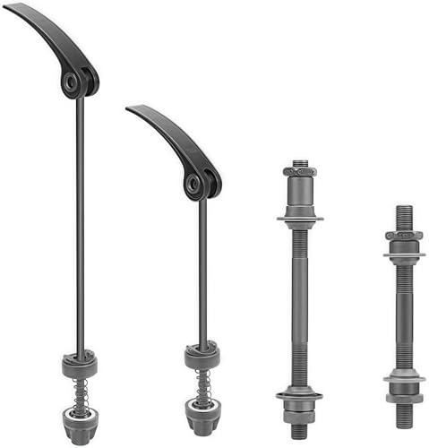 LTSVBO 4 Stück Fahrrad Schnellspanner, Fahrrad Vorder und Hinterrad Schnellspanner, Quick Release Fahrrad Achsen Set, Bicycle Quick Release MTB Schnellspanner für Rennrad Mountainbike