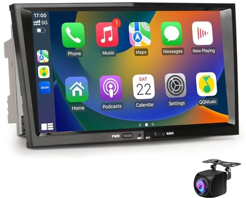 Radio estéreo para Coche Android 14 2Din con Pantalla táctil HD, navegación GPS, CarPlay inalámbrico y Android Auto para Opel Astra H, Corsa C/D, Zafira, Signum, Vectra